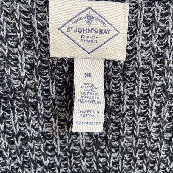 St John's Bay Charcoal Long Cardigan XL - Picture 6 of 7